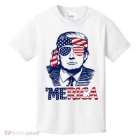 Trump 'Merica ,Trump Funny 4th of July Kids T-Shirt thumb 0