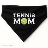 Tennis Mom Tennis Playing Coach Gift USA-Made Doggie Bandana thumb 0