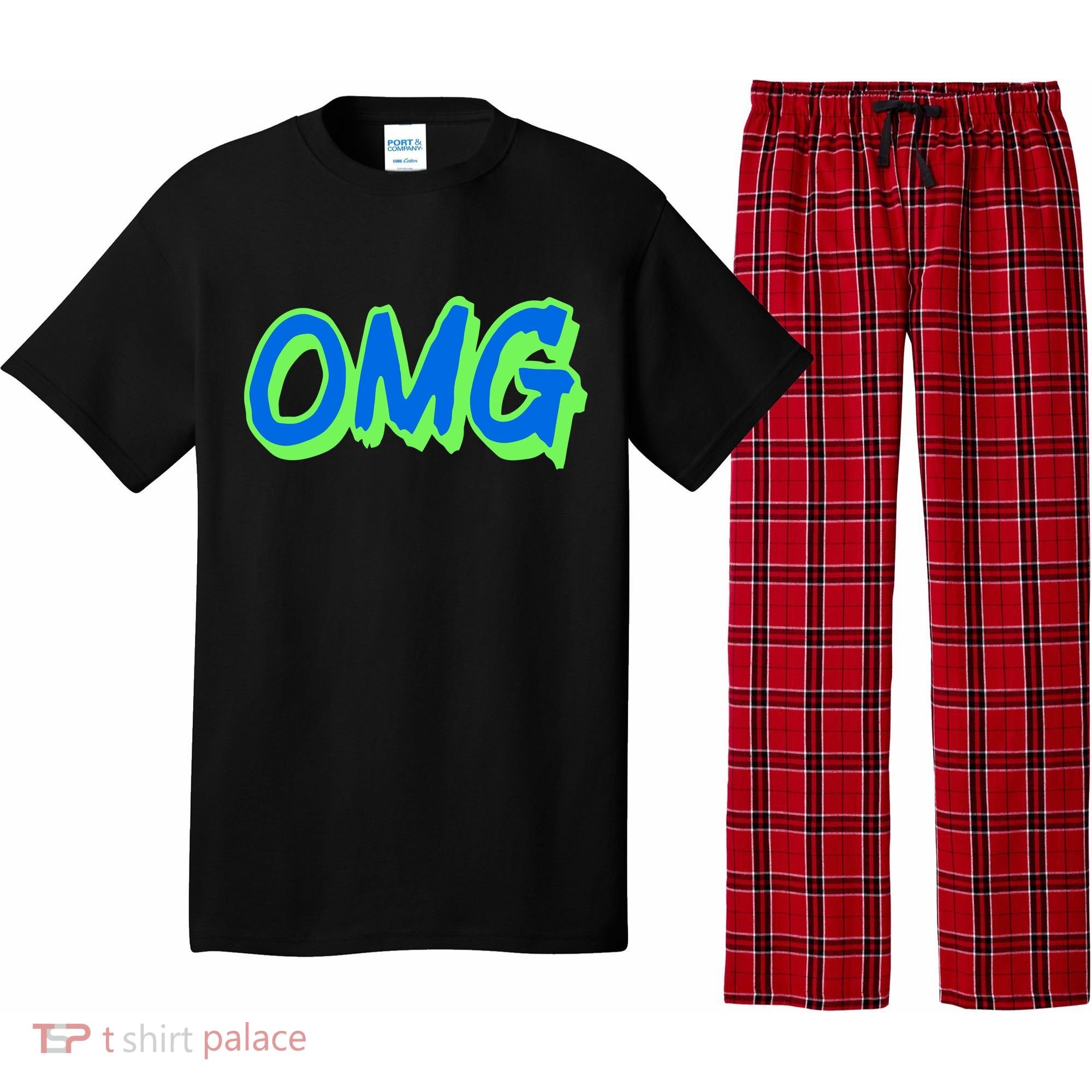 The Mest Team Wearing Omg Pajama Set