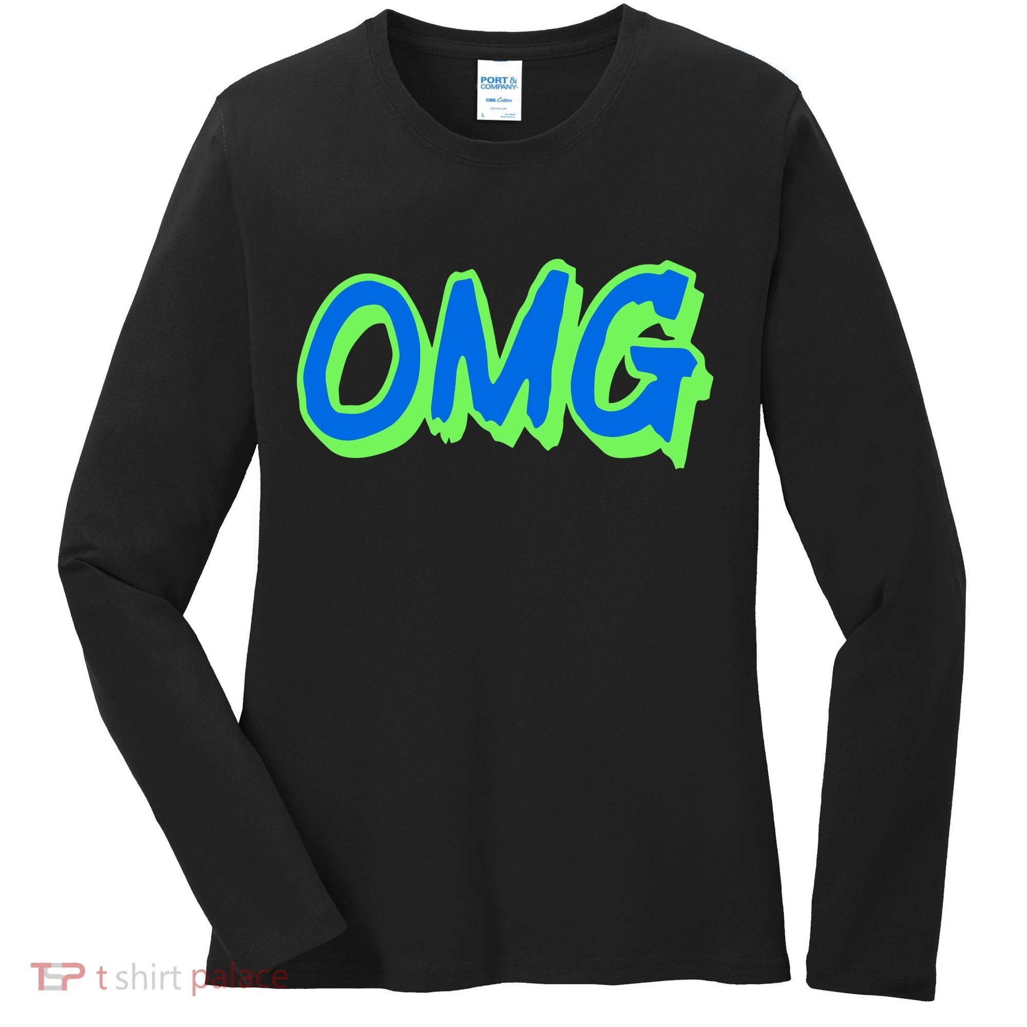 The Mest Team Wearing Omg Women's Long Sleeve Shirt