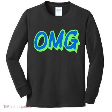 The Mest Team Wearing Omg Kids Long Sleeve Shirt