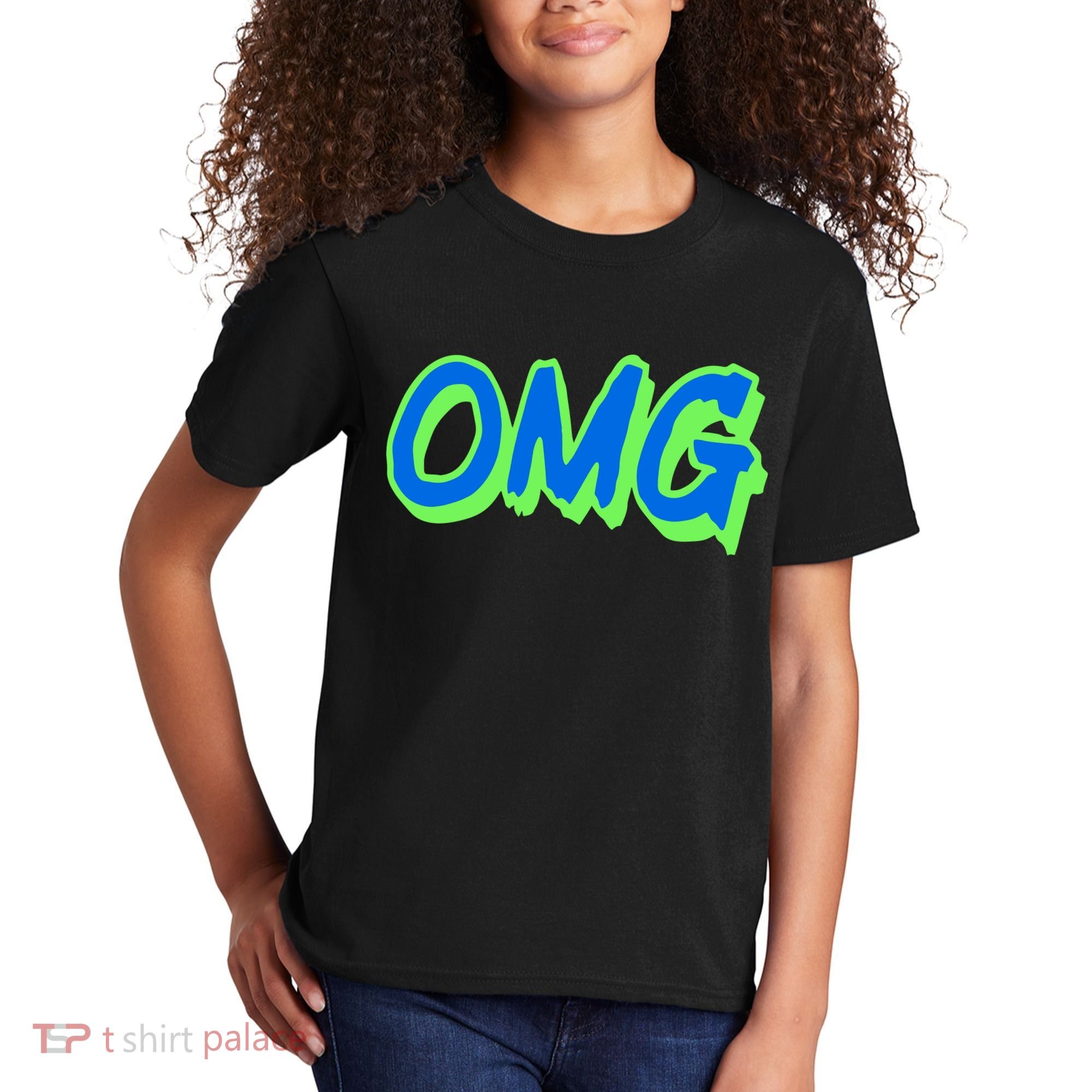 The Mest Team Wearing Omg Kids T-Shirt