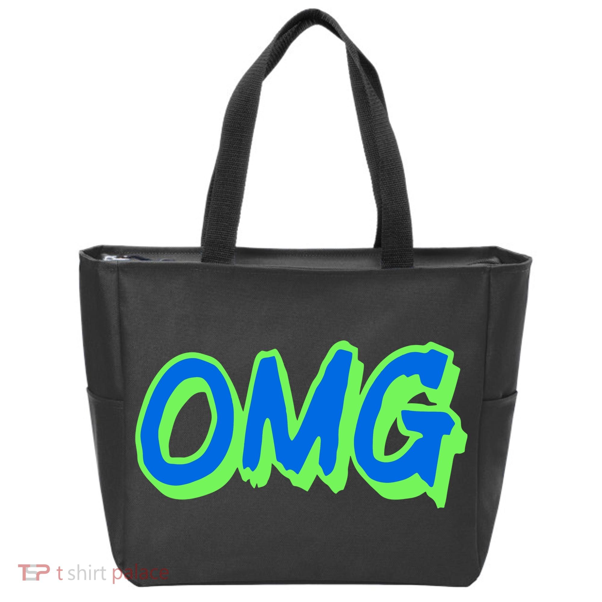 The Mest Team Wearing Omg Tote Bag