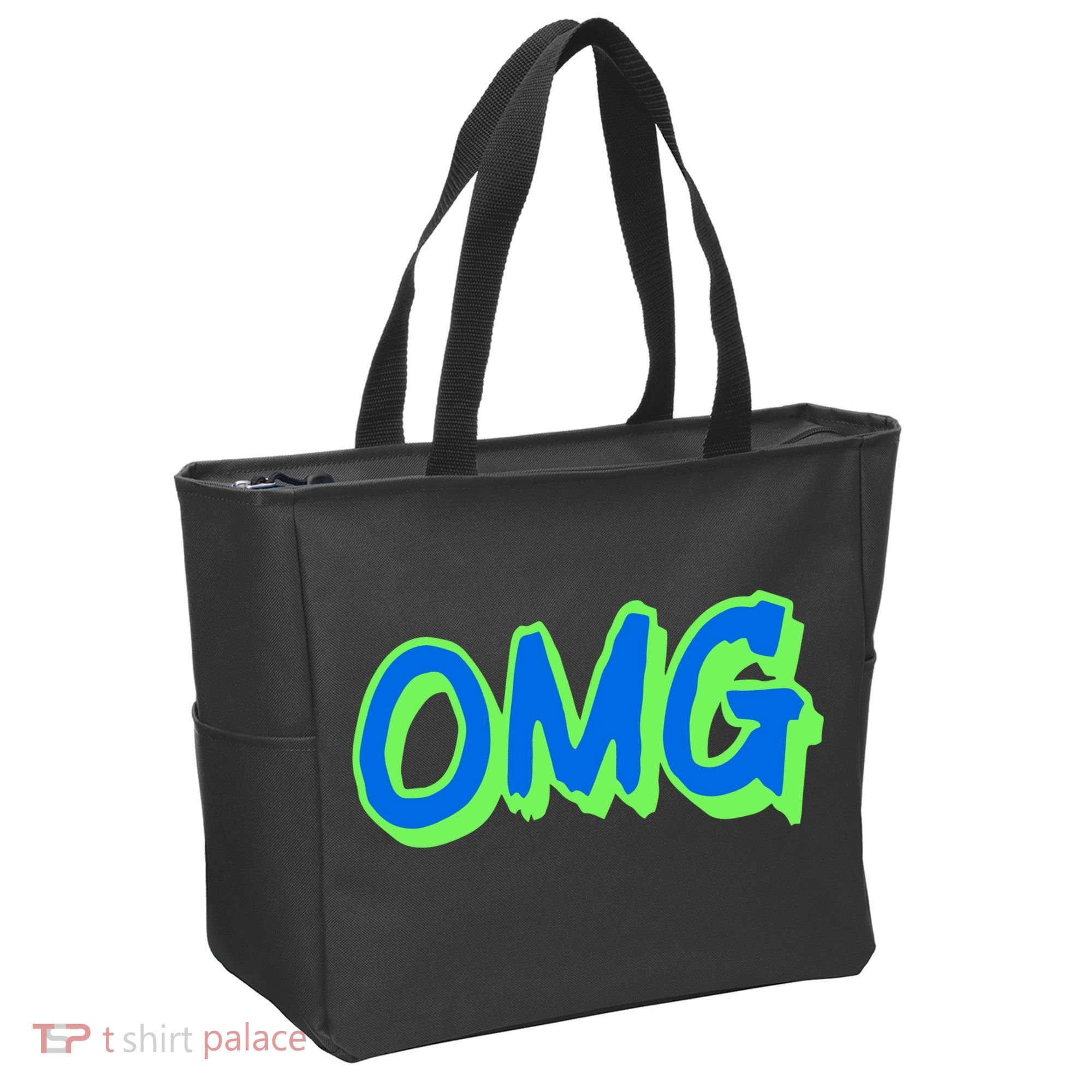 The Mest Team Wearing Omg Tote Bag