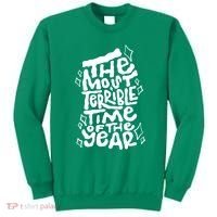 The Most Terrible Time Of The Year Anti Christmas Sweatshirt thumb 0
