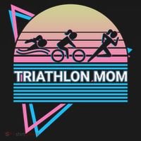 Triathlon Mom Triathlete Swim Bike Run Gift Bucket Hat thumb 4