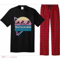 Triathlon Mom Triathlete Swim Bike Run Gift Pajama Set thumb 0