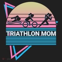 Triathlon Mom Triathlete Swim Bike Run Gift Hat thumb 2