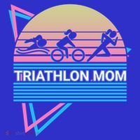 Triathlon Mom Triathlete Swim Bike Run Gift Visor thumb 3