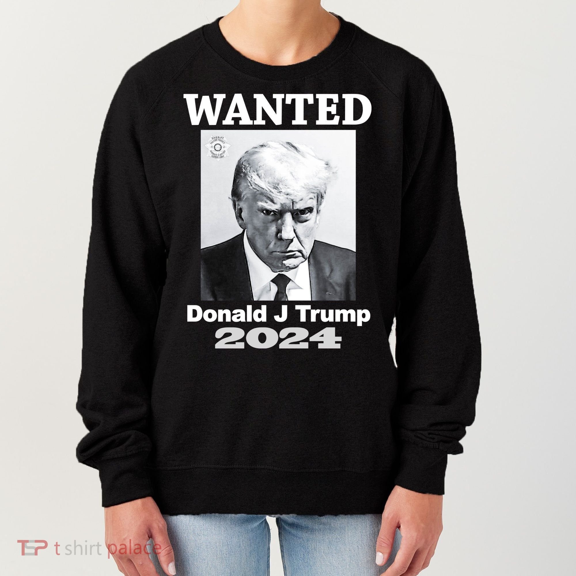 Trump Mugshot Women's Sweatshirt