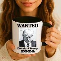 Trump Mugshot Coffee Mug thumb 3