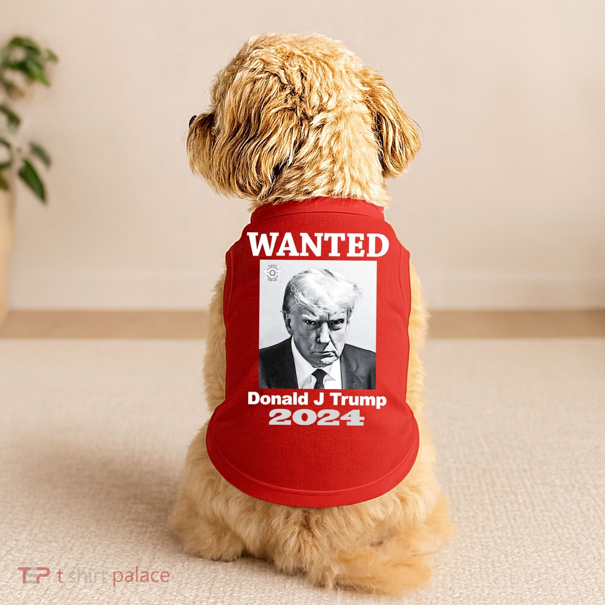 Trump Mugshot Doggie Tank