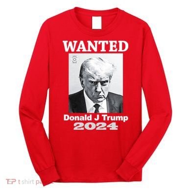 Trump Mugshot Long Sleeve Shirt
