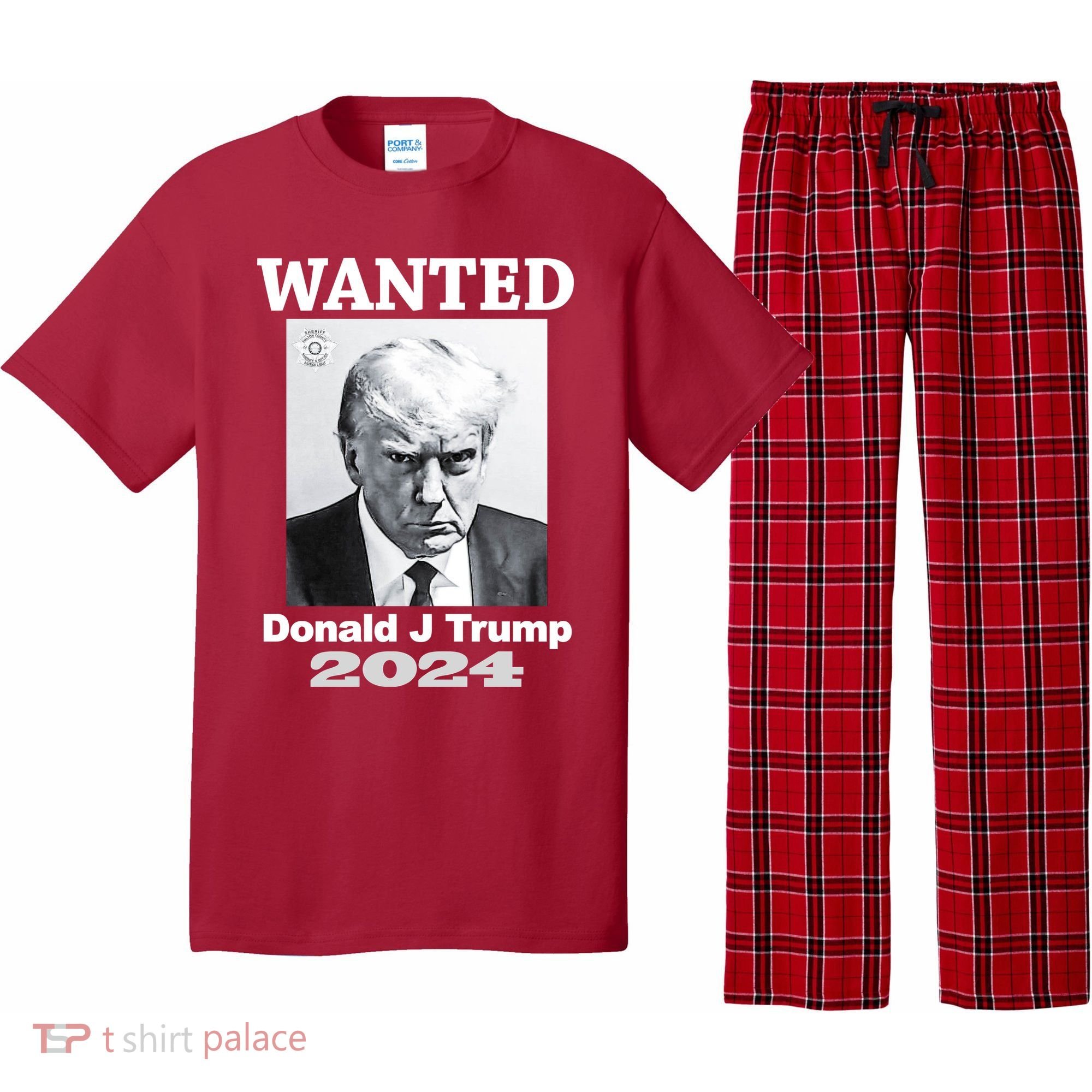 Trump Mugshot Pajama Set