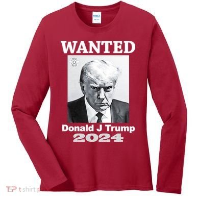 Trump Mugshot Women's Long Sleeve Shirt