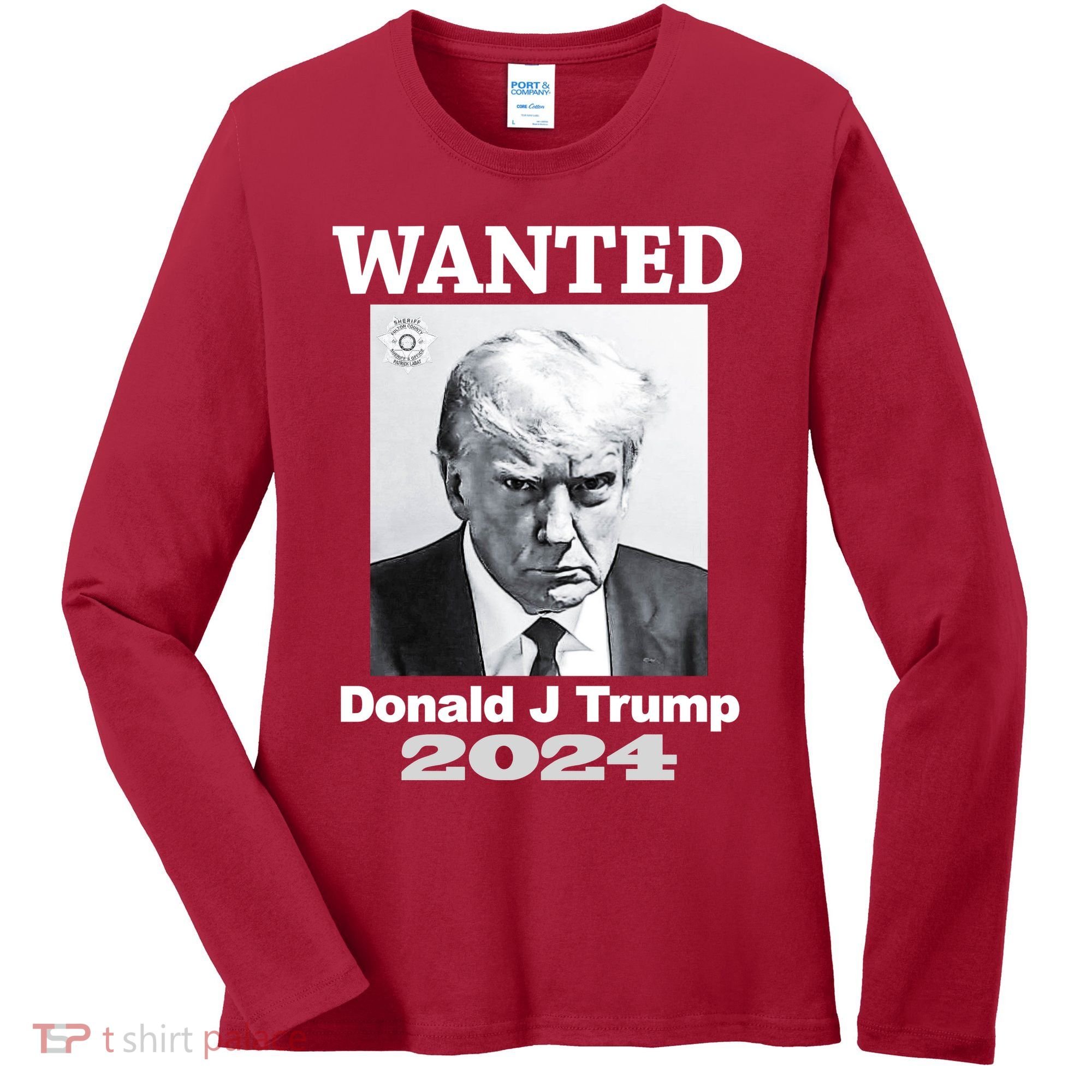 Trump Mugshot Women's Long Sleeve Shirt