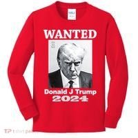 Trump Mugshot Kids Long Sleeve Shirt thumb 0