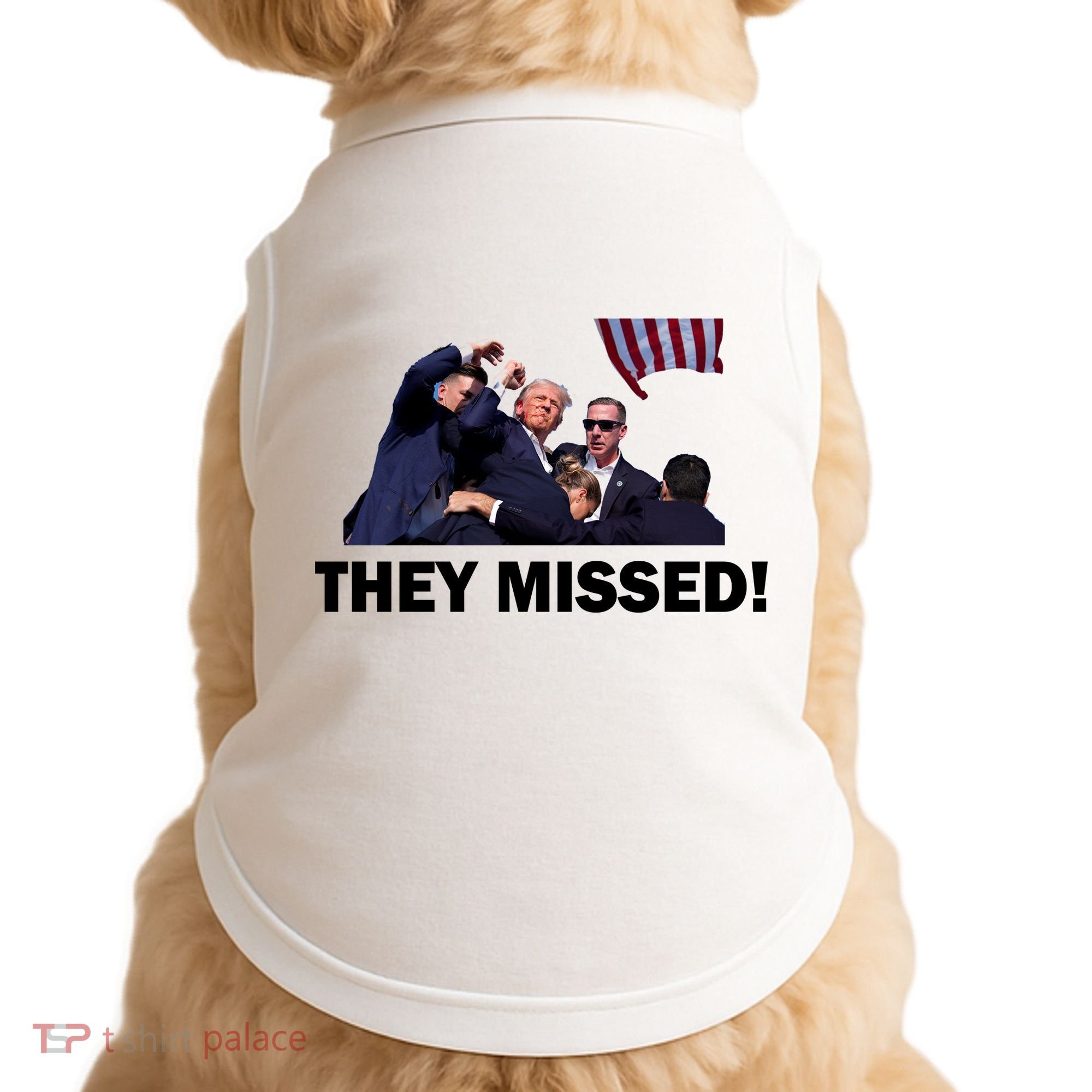 They Missed! Trump Got Shot Failed Assassination Doggie Tank