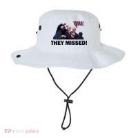 They Missed! Trump Got Shot Failed Assassination Bucket Hat thumb 0