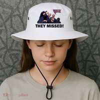 They Missed! Trump Got Shot Failed Assassination Bucket Hat thumb 3
