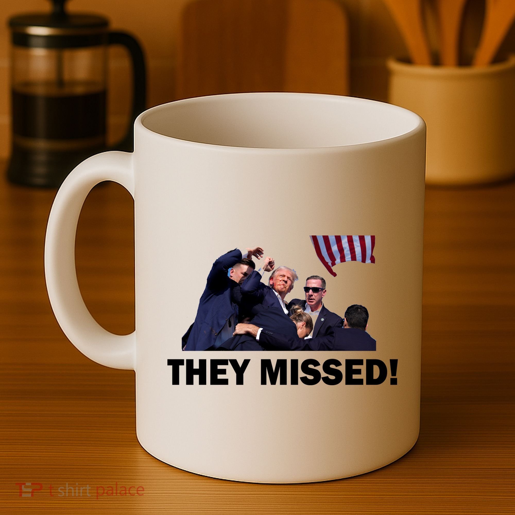 They Missed! Trump Got Shot Failed Assassination Coffee Mug