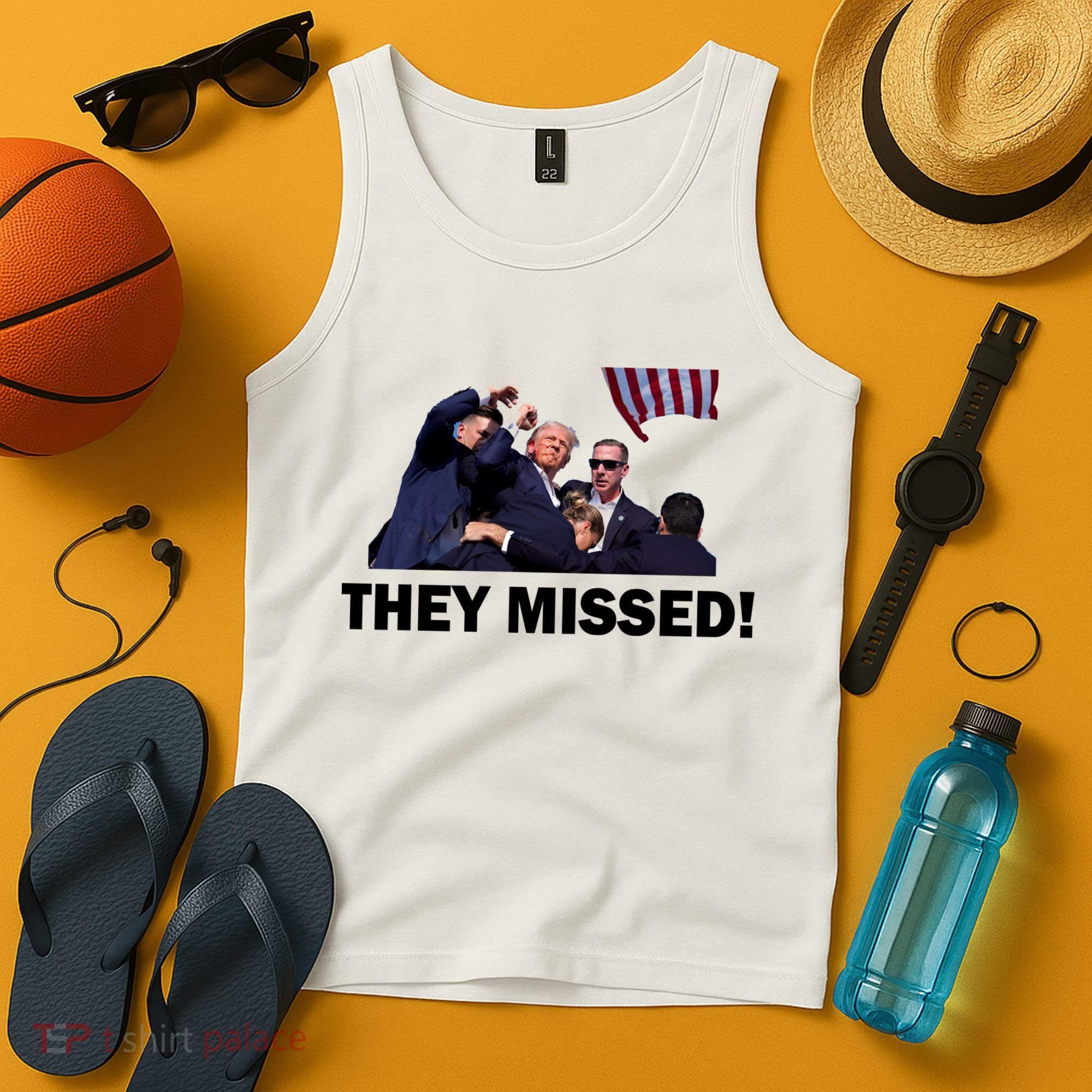 They Missed! Trump Got Shot Failed Assassination Tank Top