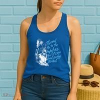 Throw Me To The Wolves And ILl Come Back Leading The Pack Funny Gift Women's Tank Top thumb 2