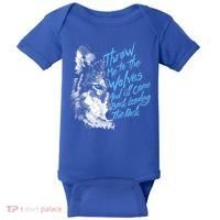 Throw Me To The Wolves And ILl Come Back Leading The Pack Funny Gift Baby Bodysuit thumb 0