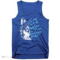 Throw Me To The Wolves And ILl Come Back Leading The Pack Funny Gift Tank Top thumb 0