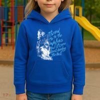 Throw Me To The Wolves And ILl Come Back Leading The Pack Funny Gift Kids Hoodie thumb 3