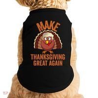 Trump Make Thanksgiving Great Again Trump Turkey Gift Doggie Tank thumb 0