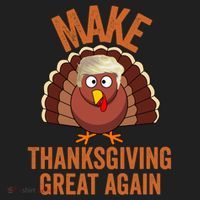 Trump Make Thanksgiving Great Again Trump Turkey Gift Hat thumb 2