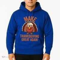 Trump Make Thanksgiving Great Again Trump Turkey Gift Hoodie thumb 2
