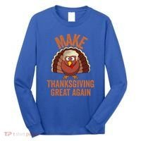 Trump Make Thanksgiving Great Again Trump Turkey Gift Long Sleeve Shirt thumb 0