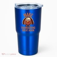 Trump Make Thanksgiving Great Again Trump Turkey Gift Tumbler thumb 0