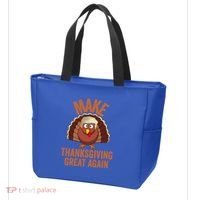 Trump Make Thanksgiving Great Again Trump Turkey Gift Tote Bag thumb 3