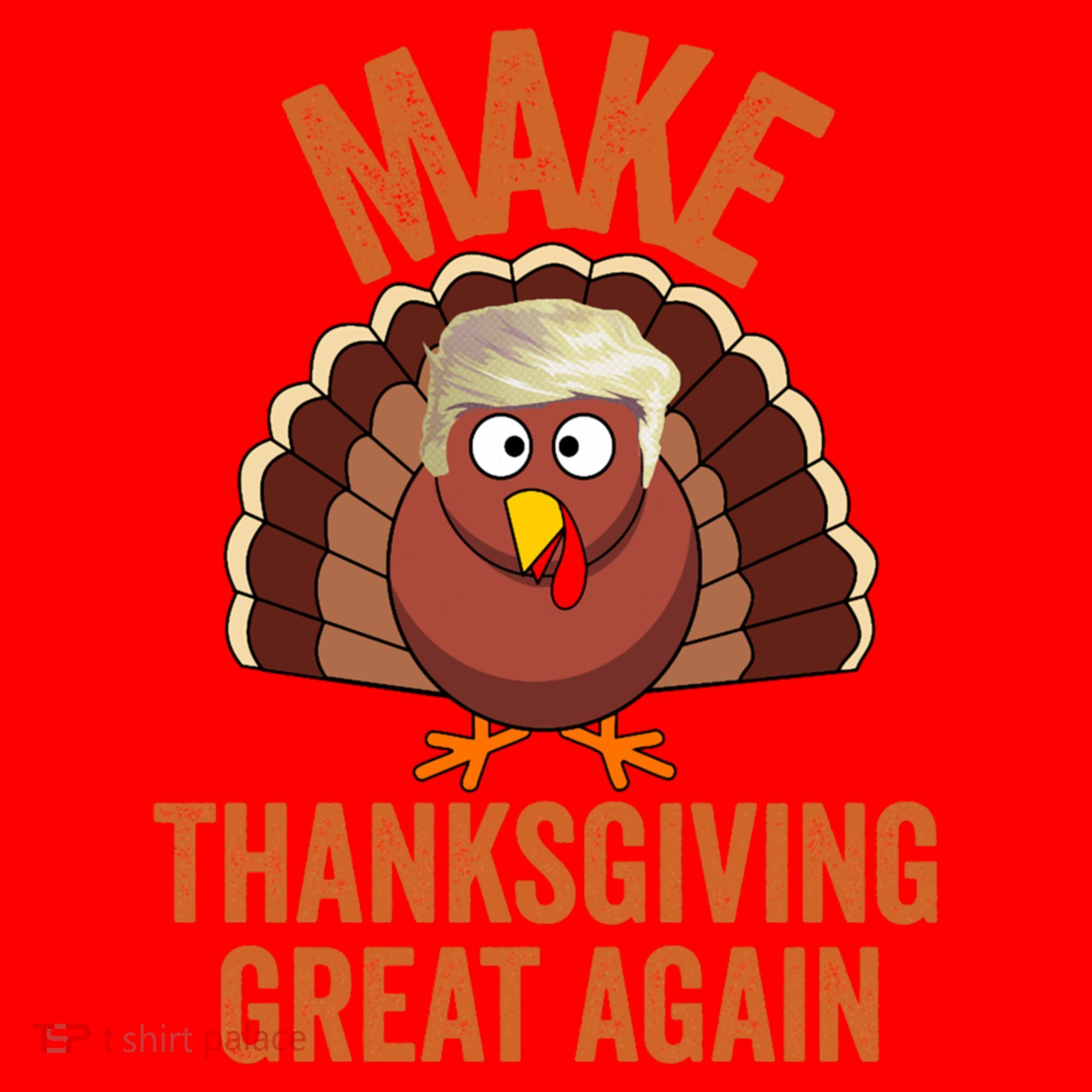 Trump Make Thanksgiving Great Again Trump Turkey Gift Santa Hat