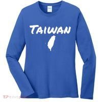 Taiwan Map Taiwanese Gift Women's Long Sleeve Shirt thumb 0