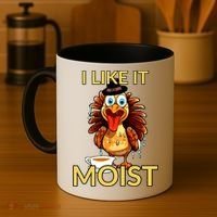Thanksgiving Moist Turkey I Like It Moist Turkey Dinner Gift Coffee Mug thumb 4