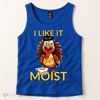 Thanksgiving Moist Turkey I Like It Moist Turkey Dinner Gift Tank Top thumb 2