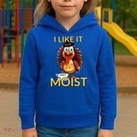 Thanksgiving Moist Turkey I Like It Moist Turkey Dinner Gift Kids Hoodie thumb 3