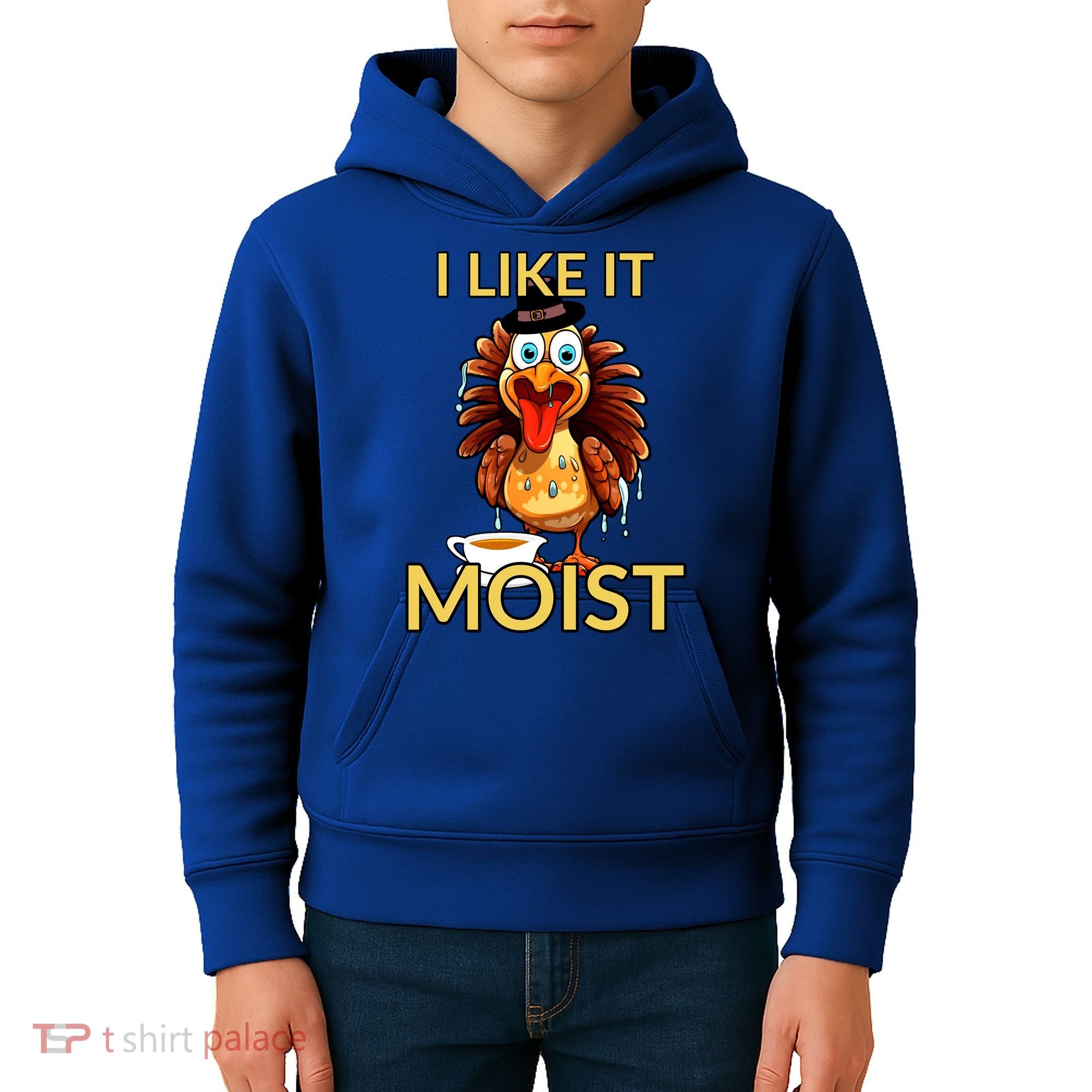 Thanksgiving Moist Turkey I Like It Moist Turkey Dinner Gift Kids Hoodie