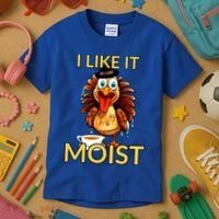 Thanksgiving Moist Turkey I Like It Moist Turkey Dinner Gift Kids T-Shirt thumb 3