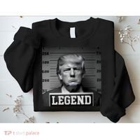 Trump Mugshot, Trump Mug Shot Sweatshirt thumb 2