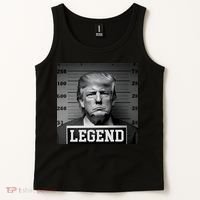 Trump Mugshot, Trump Mug Shot Tank Top thumb 2