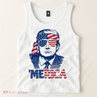 Trump Merica Trump Funny 4th Of July Tank Top thumb 2
