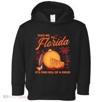 Take Me To Florida ItS One Hell Of A Drug Funny Beach Toddler Hoodie thumb 0