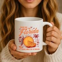Take Me To Florida ItS One Hell Of A Drug Funny Beach Coffee Mug thumb 3