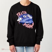 Trash Mom Trash Panda Racoon Meme Women's Sweatshirt thumb 0