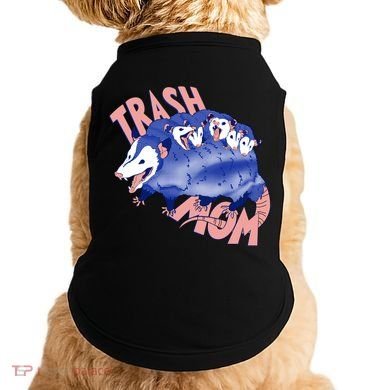 Trash Mom Trash Panda Racoon Meme Doggie Tank
